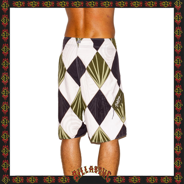 Y2K Billabong Argyle Diamond Tech Boardies (36")