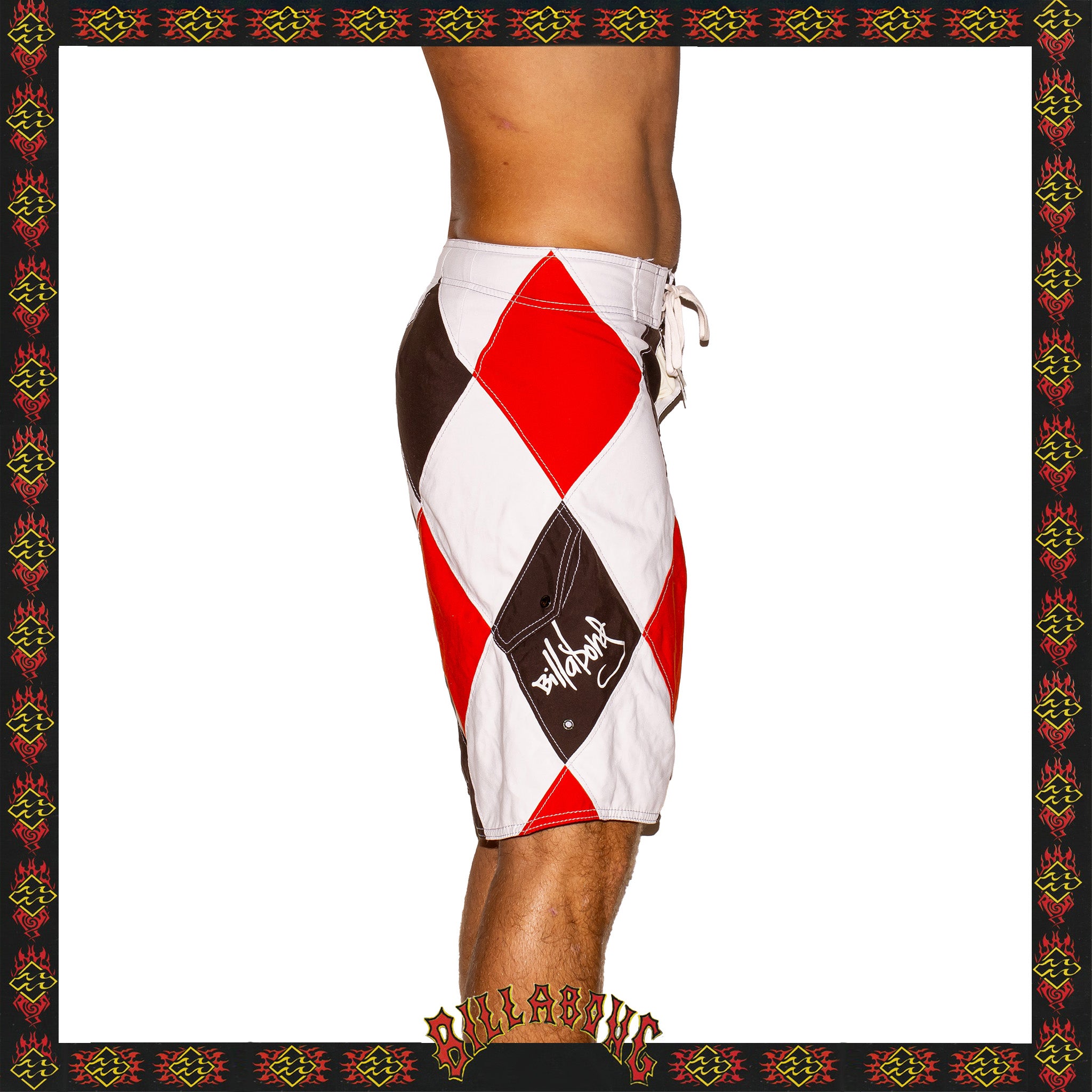 Y2K Billabong "Andy Irons - Arygle Signature Series" Boardies (28")