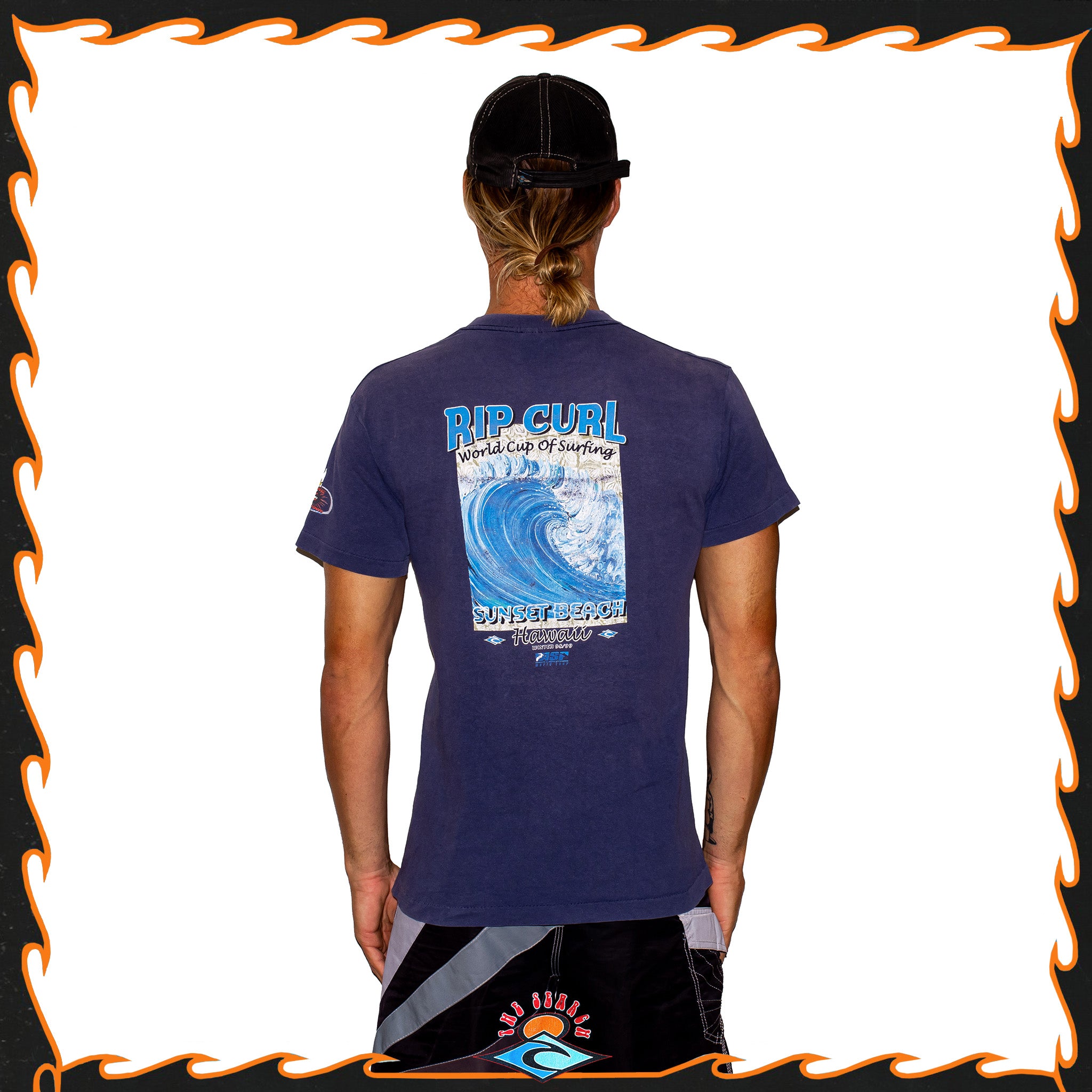 1999 Rip Curl World Cup - Sunset Beach Hawaii Graphic Tee (M)