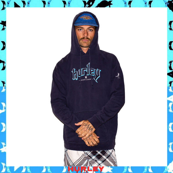 Y2K Hurley Spellout Hoodie (L-XL)
