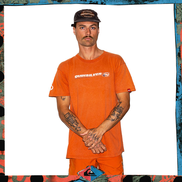 Y2K Quiksilver Hibiscus Graphic Tee (L)