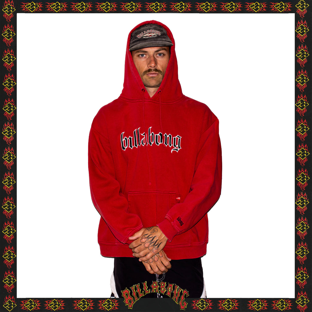 Y2K Billabong Script Spellout Hoodie (L-XL)