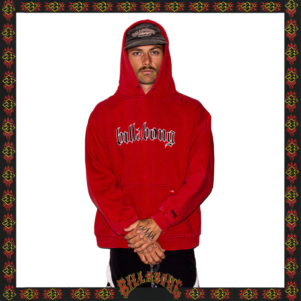 Y2K Billabong Script Spellout Hoodie (L-XL)