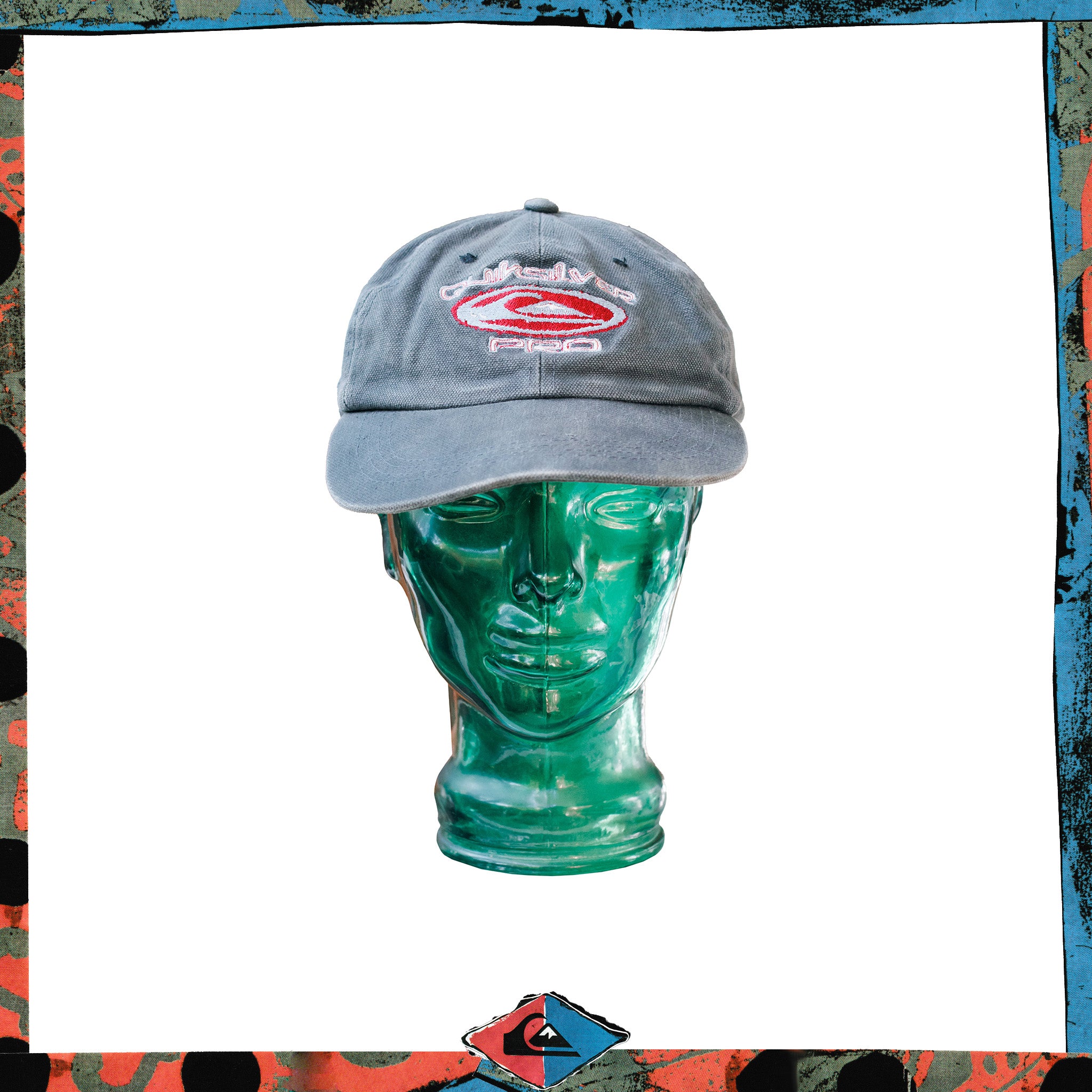 1990's Quiksilver Pro 6 Panel Hat