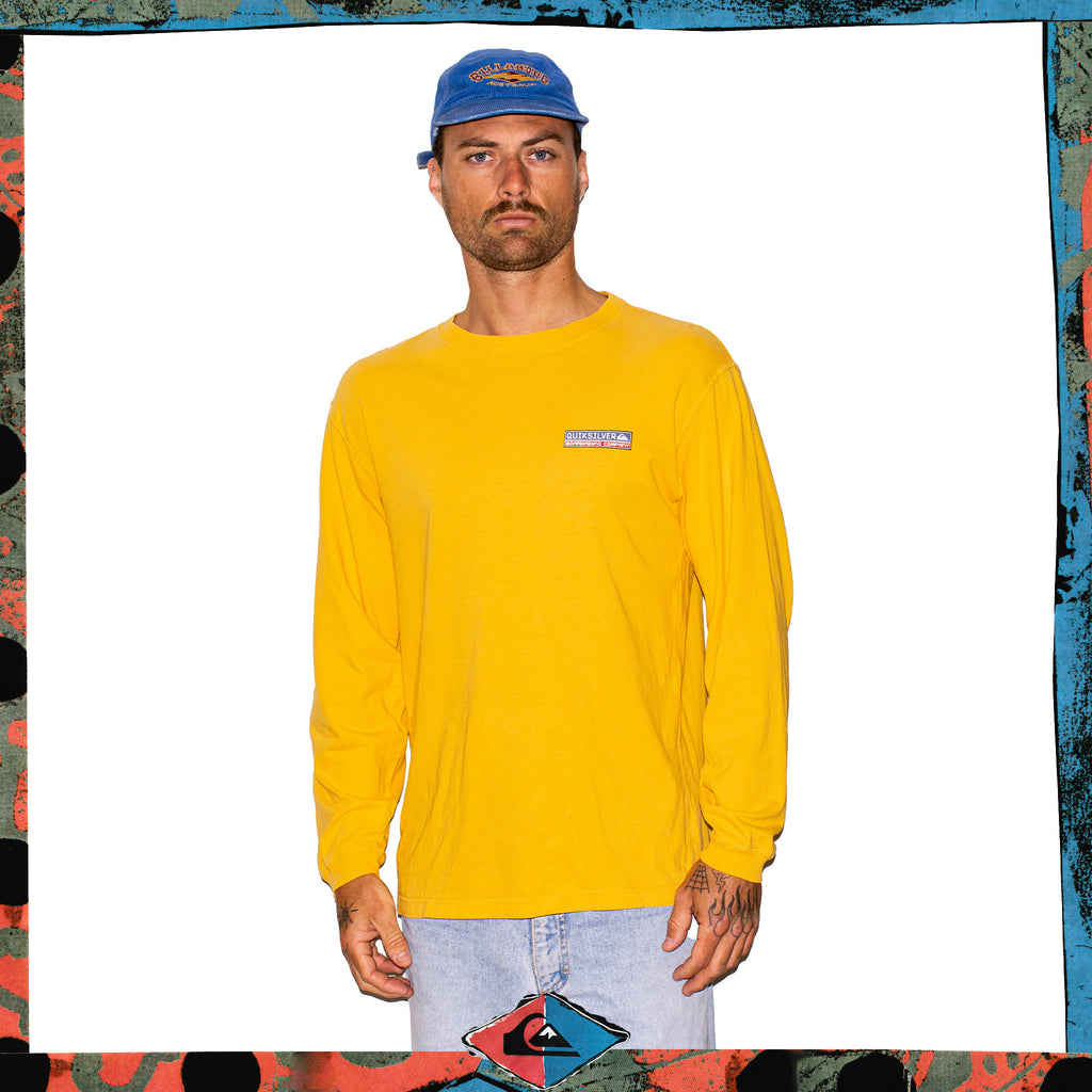 Y2K Quiksilver "Box Logo" L/S Tee (L)