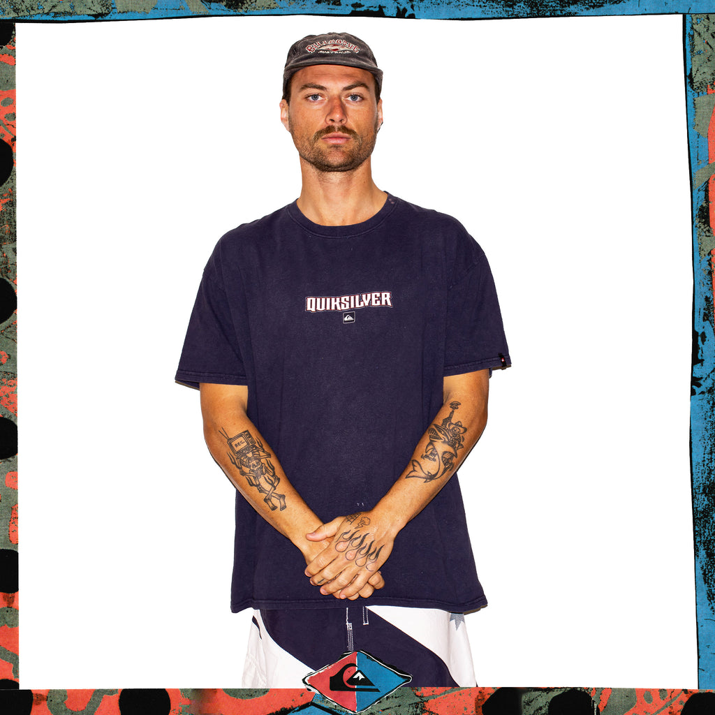 Y2K Quiksilver Spellout Tee (XL)