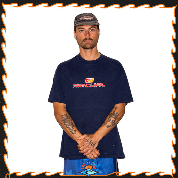 Y2K Rip Curl Spellout Tee (L)