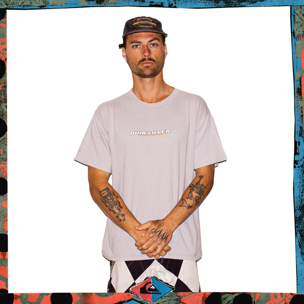 Y2K Quiksilver "Boardriding Technologies" Graphic Tee (L)