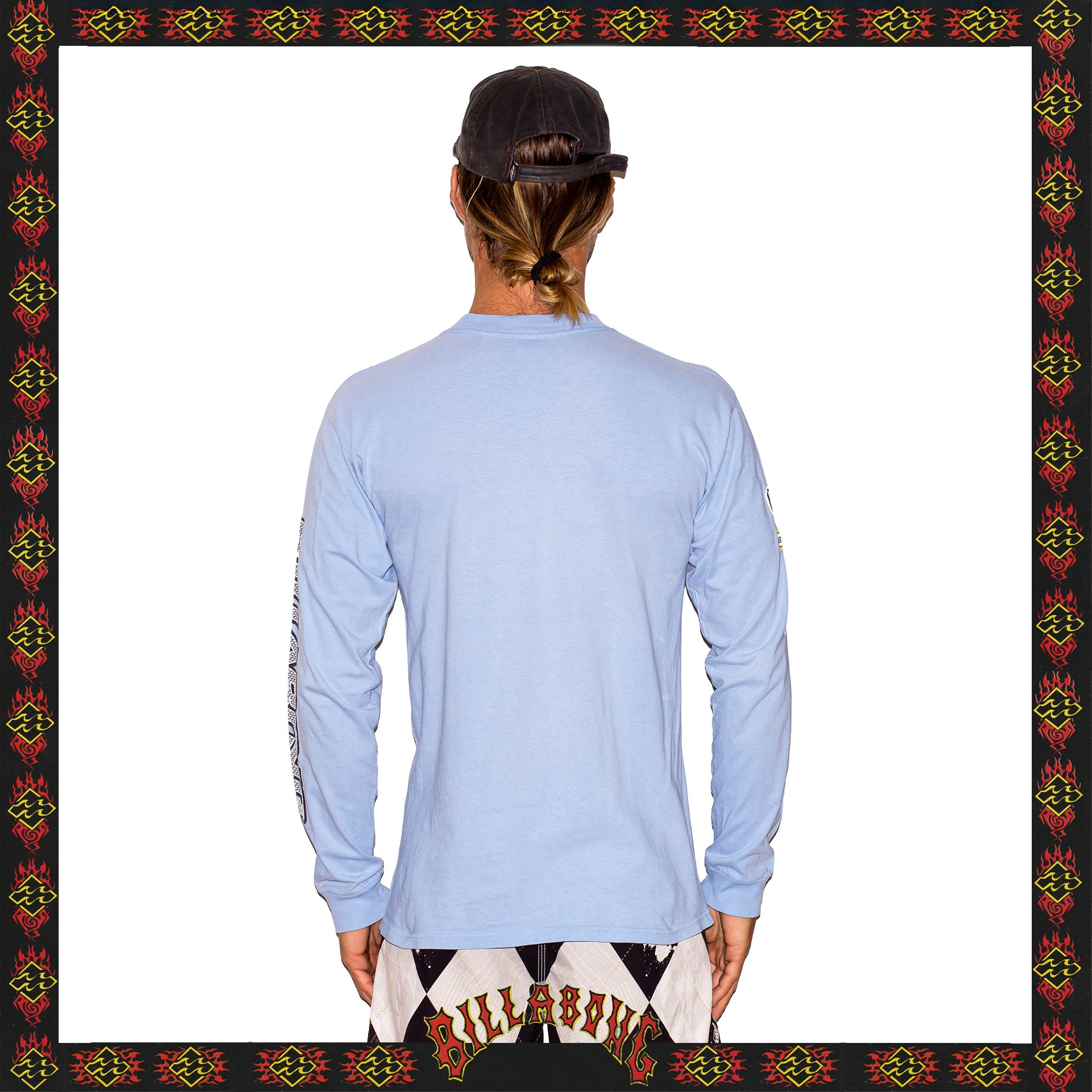 Y2K Billabong Spec 73 Spellout L/S Tee (M)