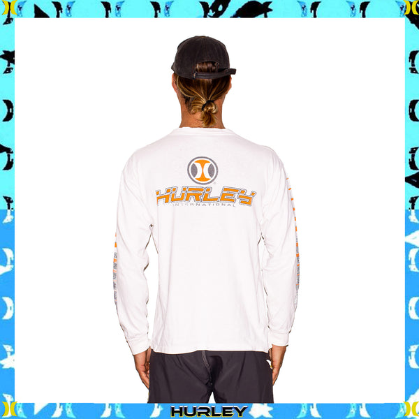 Y2K Hurley Spellout L/S Tee (M-L)