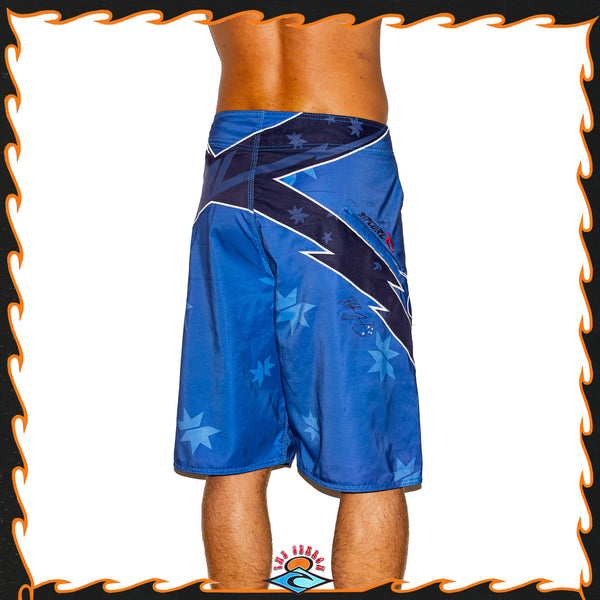 Y2K Rip Curl "Mick Fanning - White Lightning *Aussie Pride* Signature Series" Boardies (36")