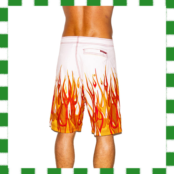 Y2K Rip Zone Flame Boardies (32")