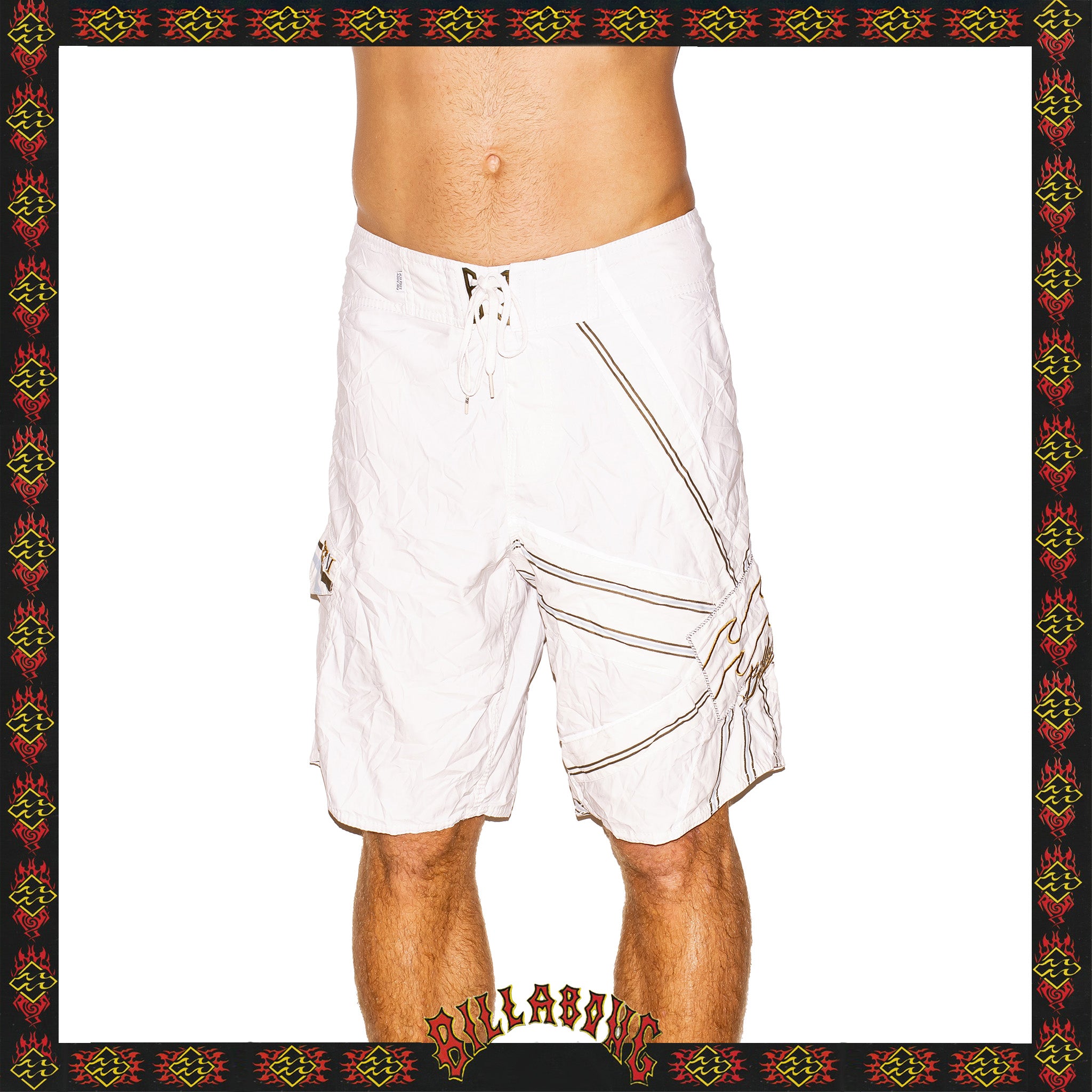 Y2K Billabong "Andy Irons - Shogun Platinum Signature Series" Boardies (38")