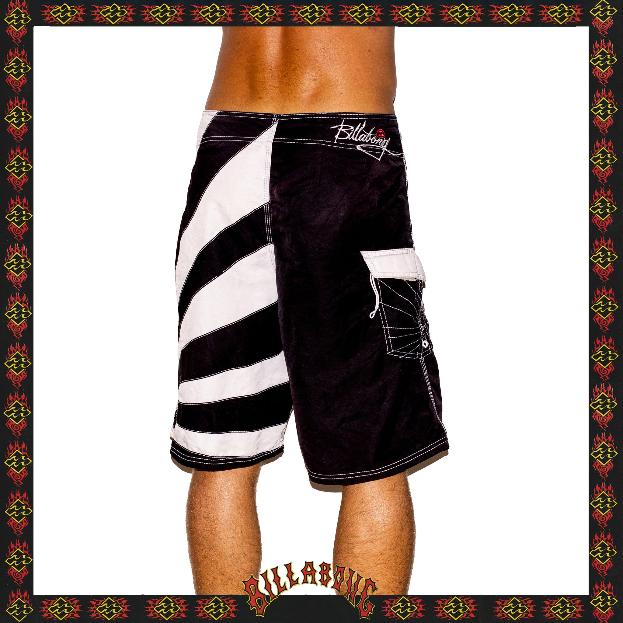 Y2K Billabong "Andy Irons - 3x WC Rising Sun Signature Series" Boardies (28")