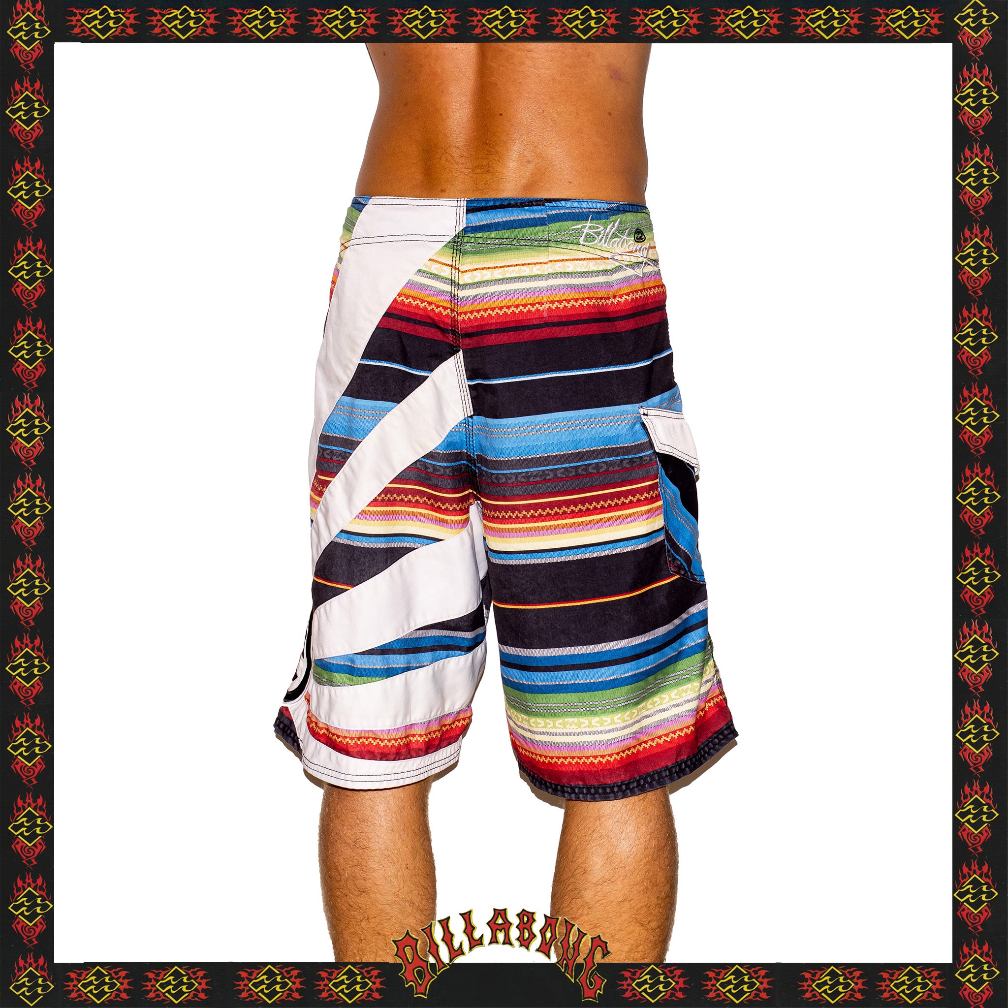 Y2K Billabong "Andy Irons - Rising Sun Signature Series" Boardies (32")