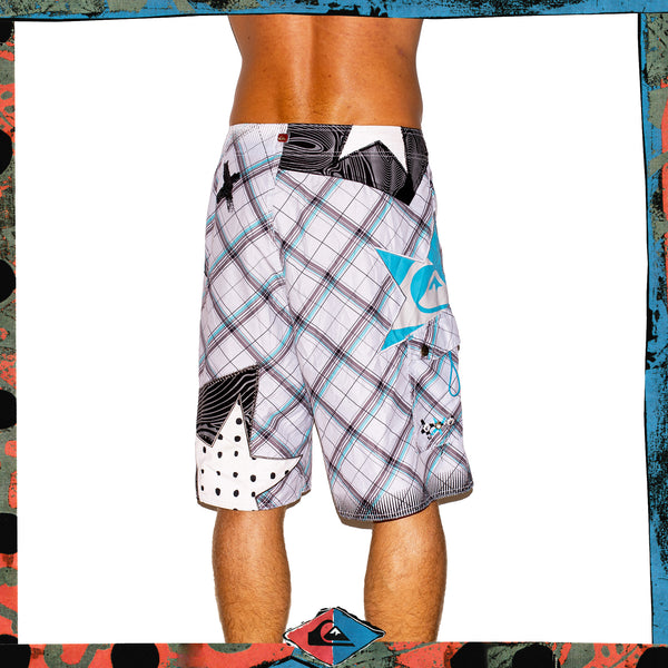 Y2K Quiksilver "Kelly Slater - 7x World Champ Star Child Signature Series" Boardies (36")