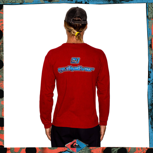 Y2K Quiksilver "Triple Hit" L/S Tee (L)
