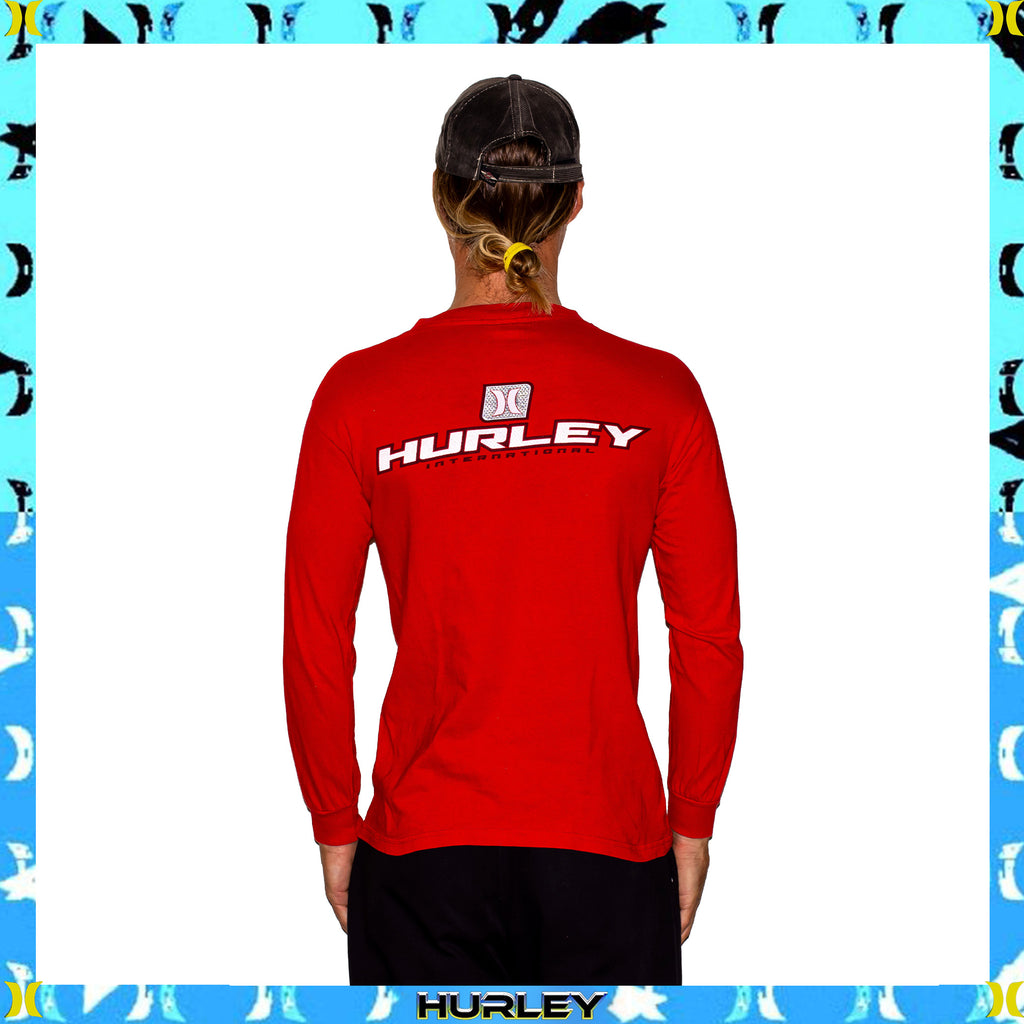 Y2K Hurley "Quad Hit" L/S Tee (M)