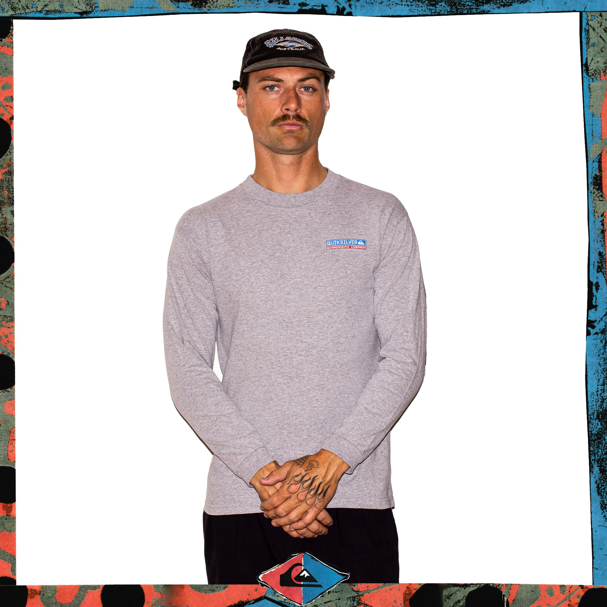 Y2K Quiksilver "Omar Hassan" Graphic Tee (M)