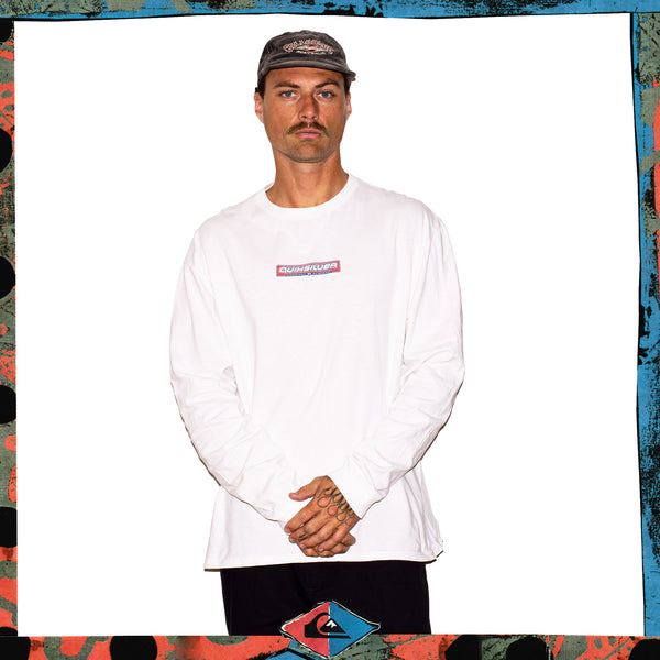 Y2K Quiksilver Spellout L/S Tee (XL)