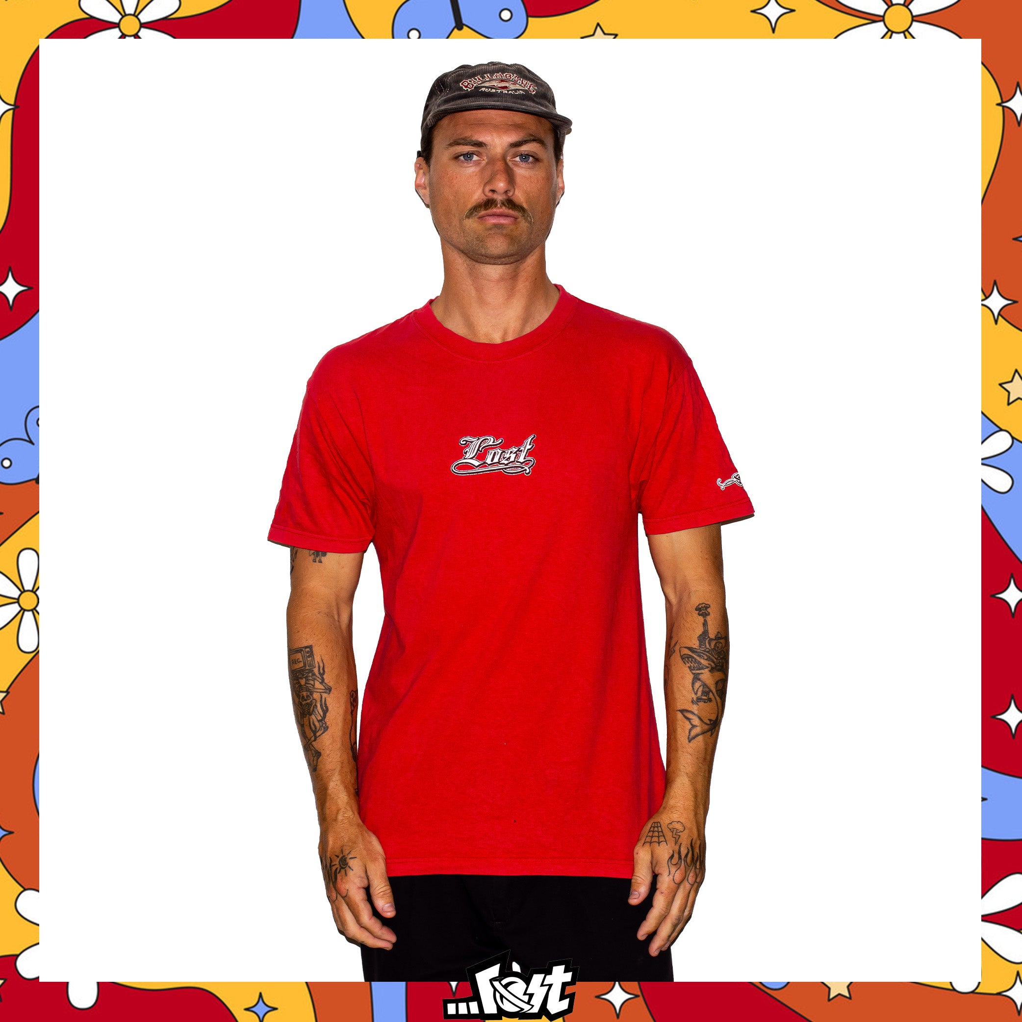 Y2K Lost Enterprises Spellout Tee (M)