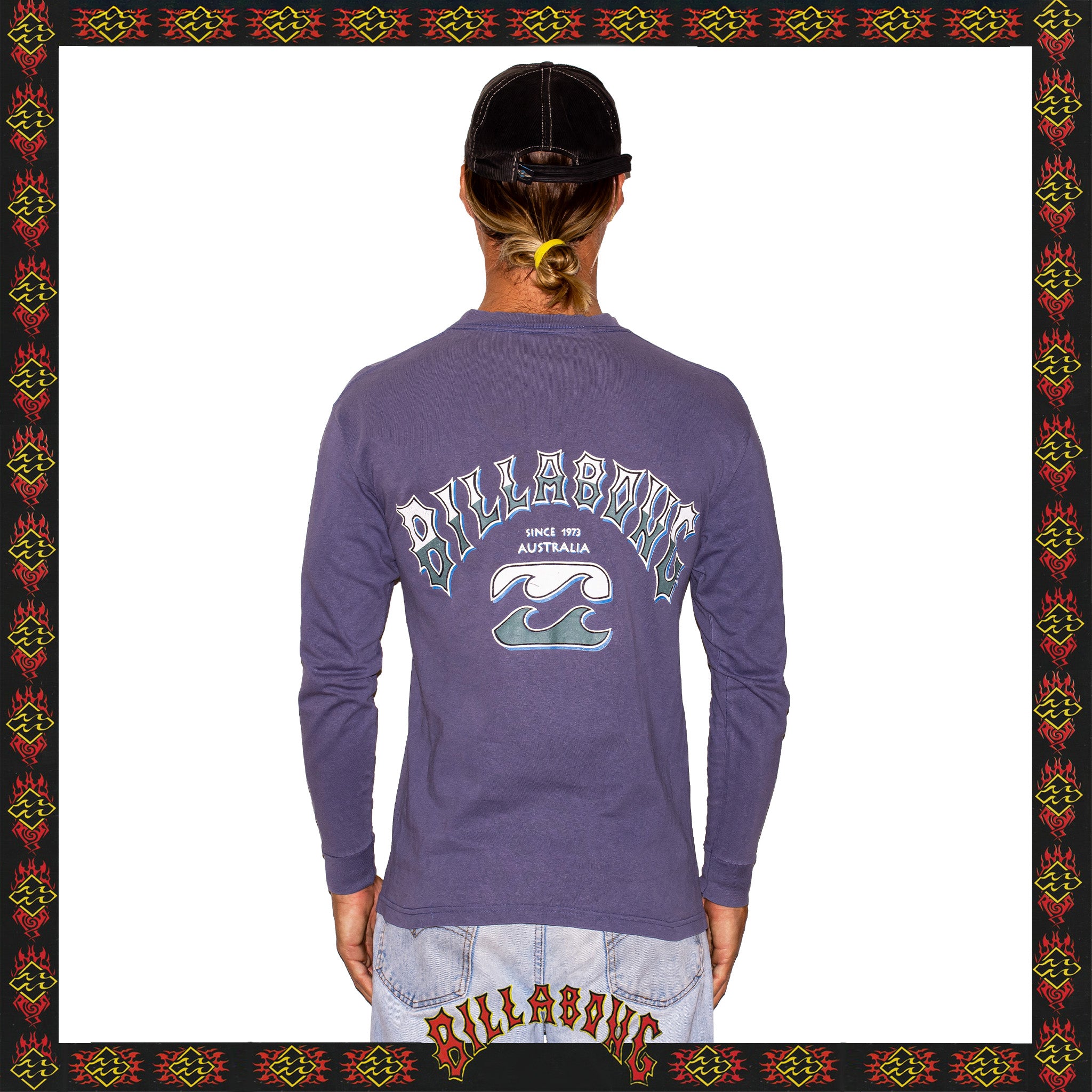 1996 Billabong Graphic L/S Tee (M)