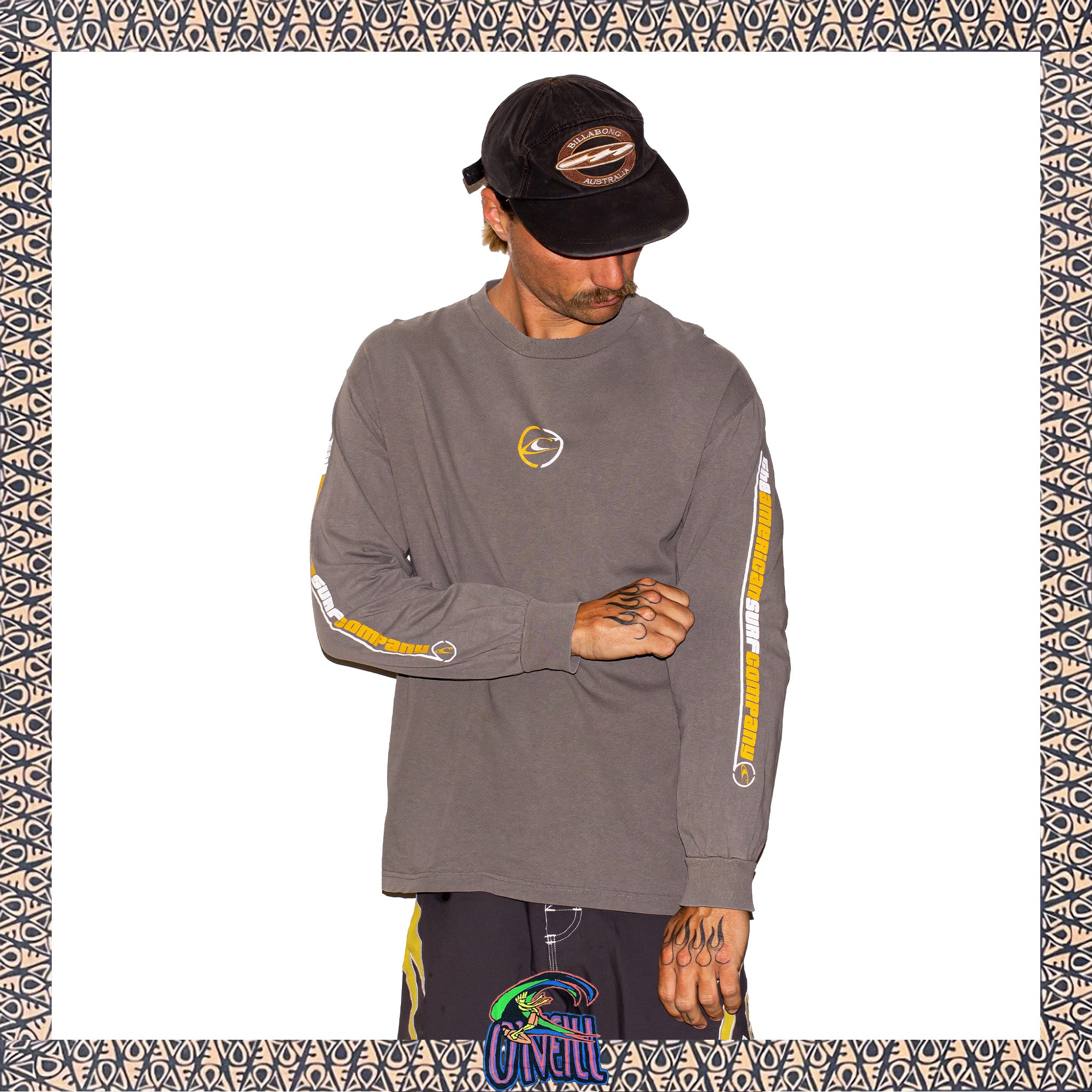 Y2K O'Neill "Quad Hit" L/S Tee (M-L)