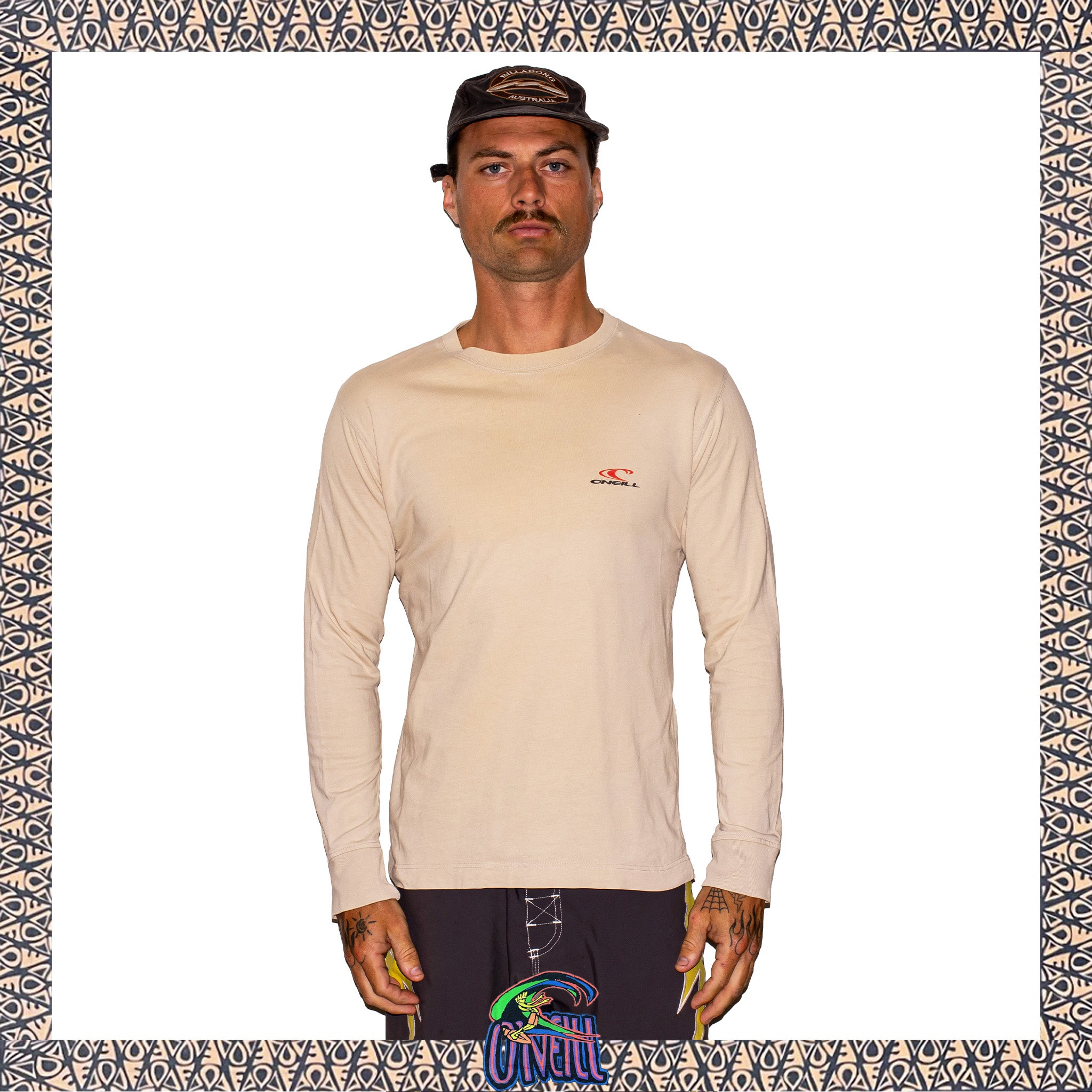 Y2K O'Neill Spellout L/S Tee (M)