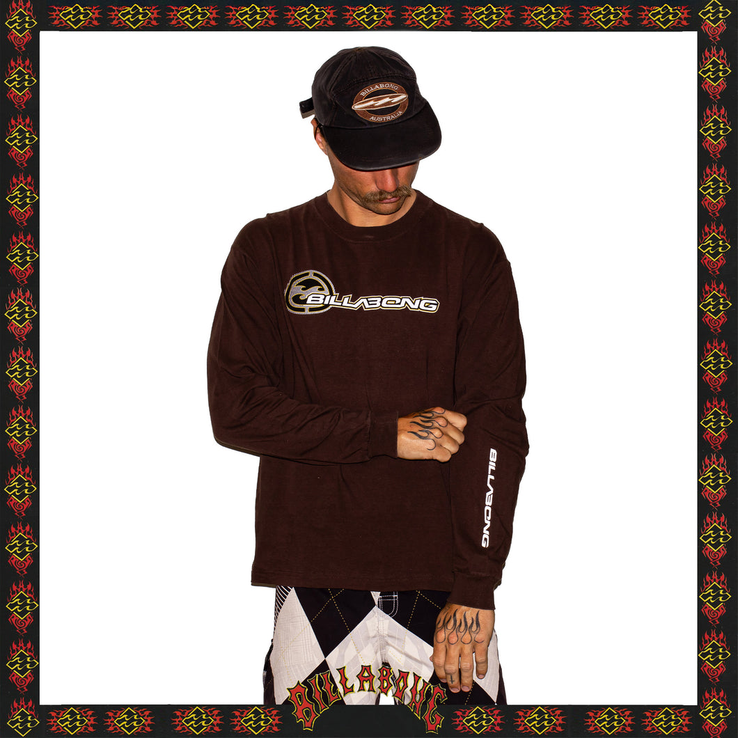 Y2K Billabong Spellout L/S Tee (M)