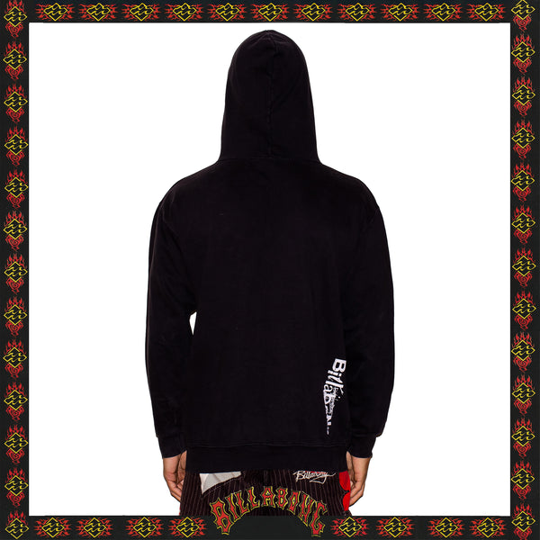 Y2K Billabong "Heavy Weight" Spellout Hoodie (L)
