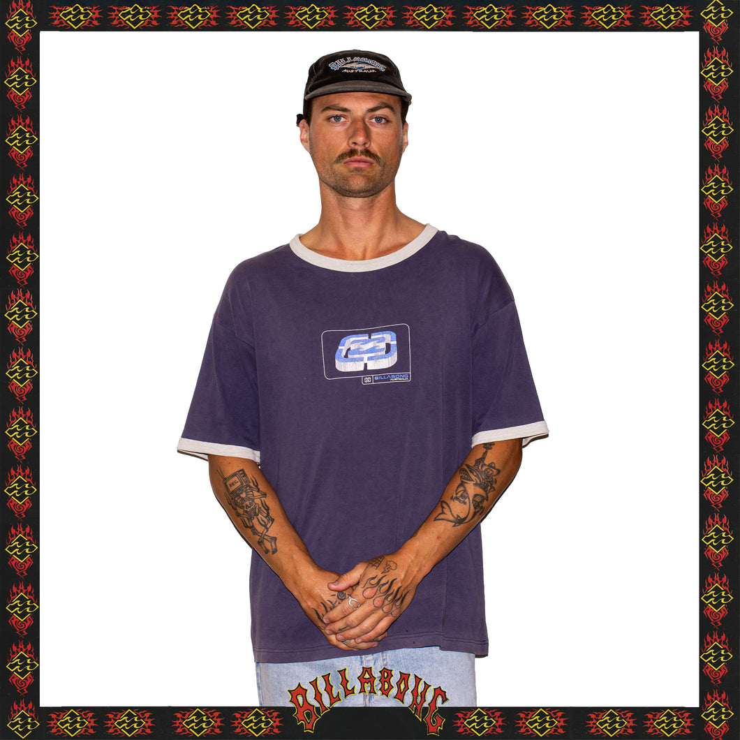 Y2K Billabong Ringer Tee (L)