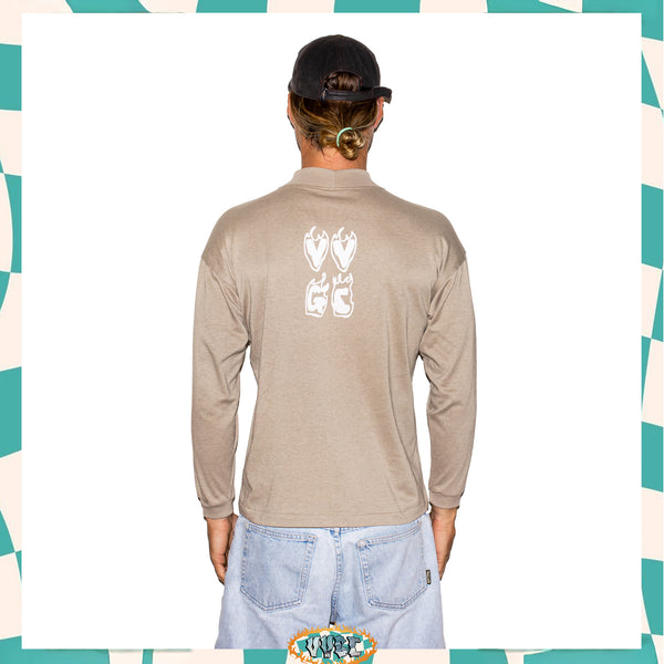 VVGC - Dead Heat Vintage Mock Neck L/S Tee (M)