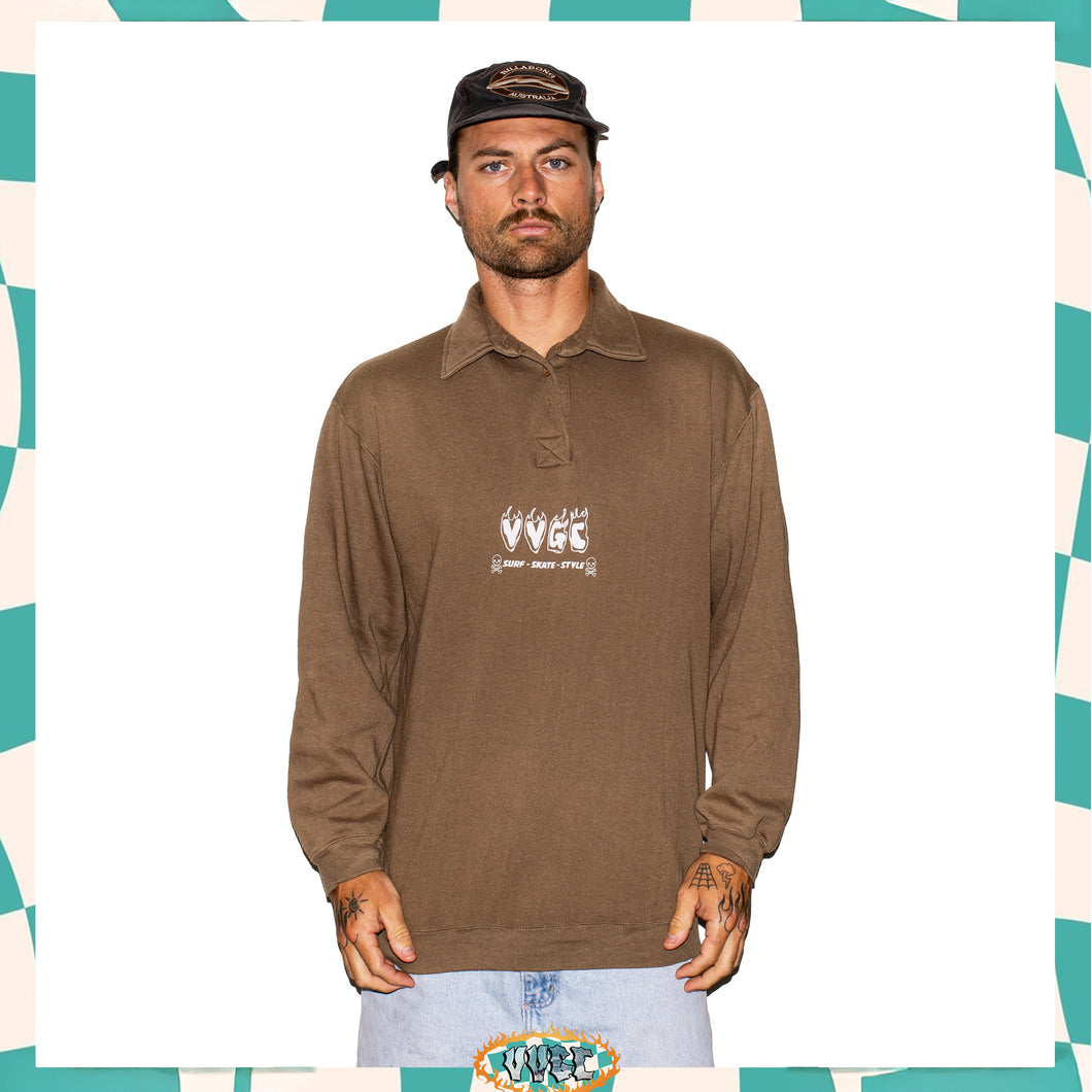 VVGC - Dead Heat Vintage Polo Pullover (XL)