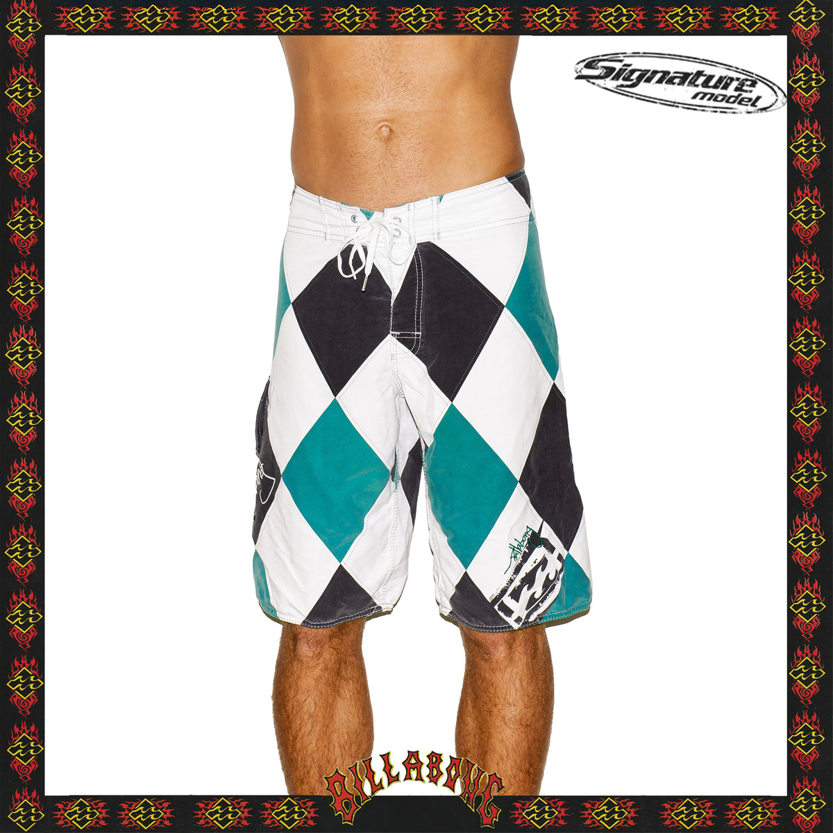 Y2K Billabong "Andy Irons - Argyle Signature Series" Boardies (29")
