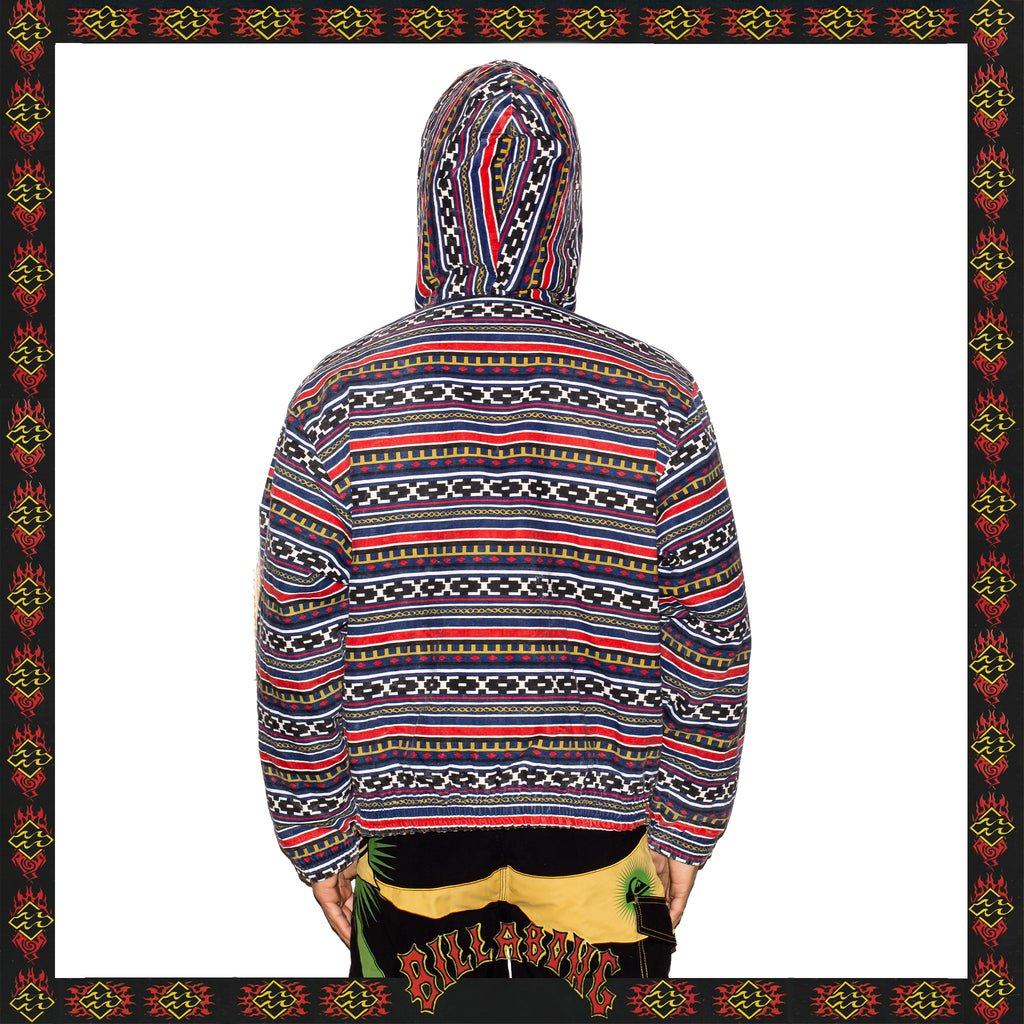 1989 Billabong Aztec "Heavy Weight" Hoodie (L)