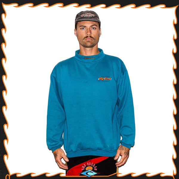 1990's Rip Curl Mock Neck Sweatshirt (XL) *GRAIL*