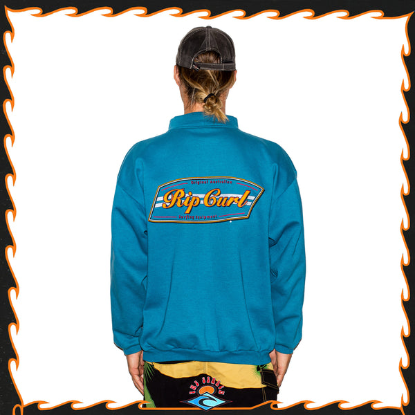 1990's Rip Curl Mock Neck Sweatshirt (XL) *GRAIL*