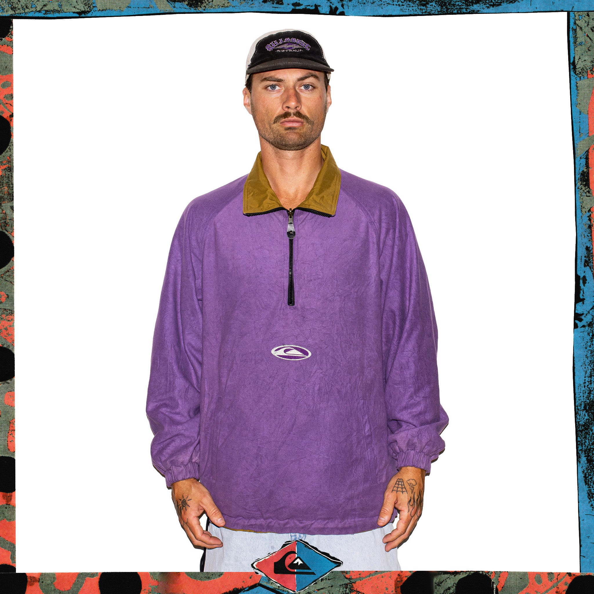 1990's Quiksilver Reversible Snow Pullover (XL)