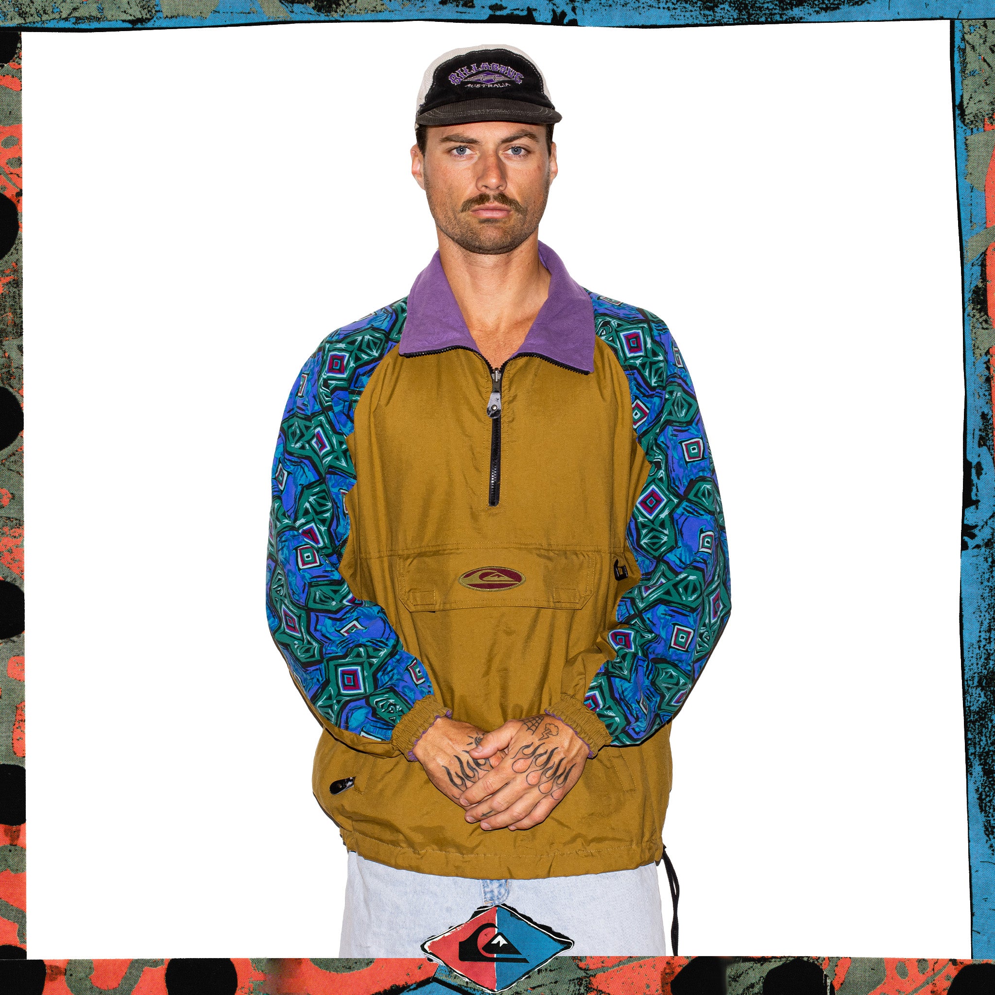 1990's Quiksilver Reversible Snow Pullover (XL)