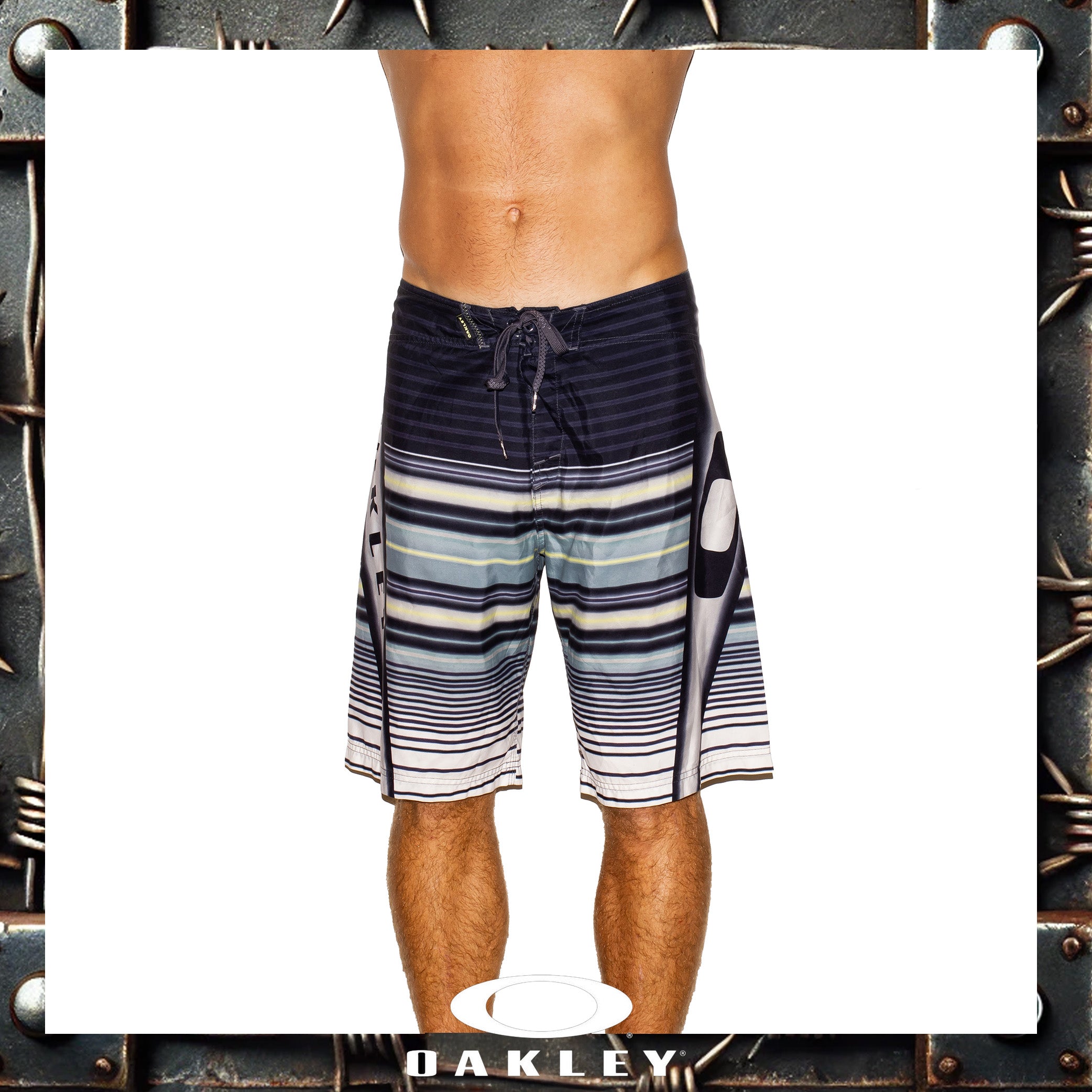 Y2K Oakley Airlite Vault Tech Boardies (34")