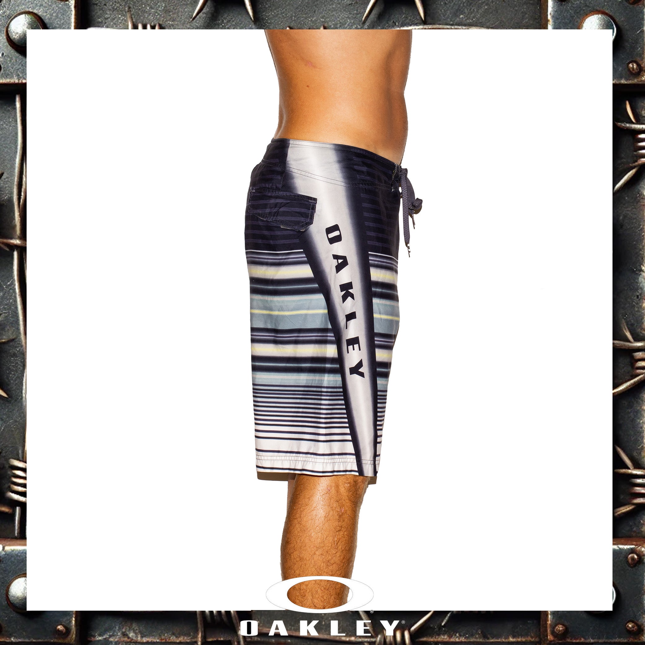 Y2K Oakley Airlite Vault Tech Boardies (34")