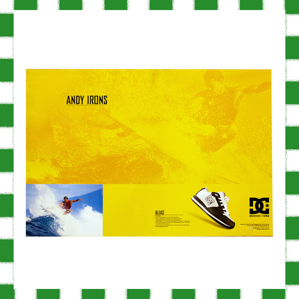 Y2K DC Shoes Andy Irons Poster