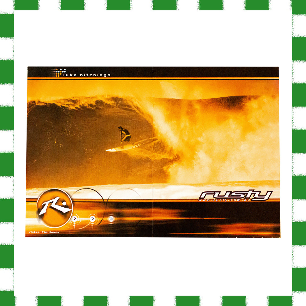 Y2K Rusty Luke Hitchings Poster (A2)
