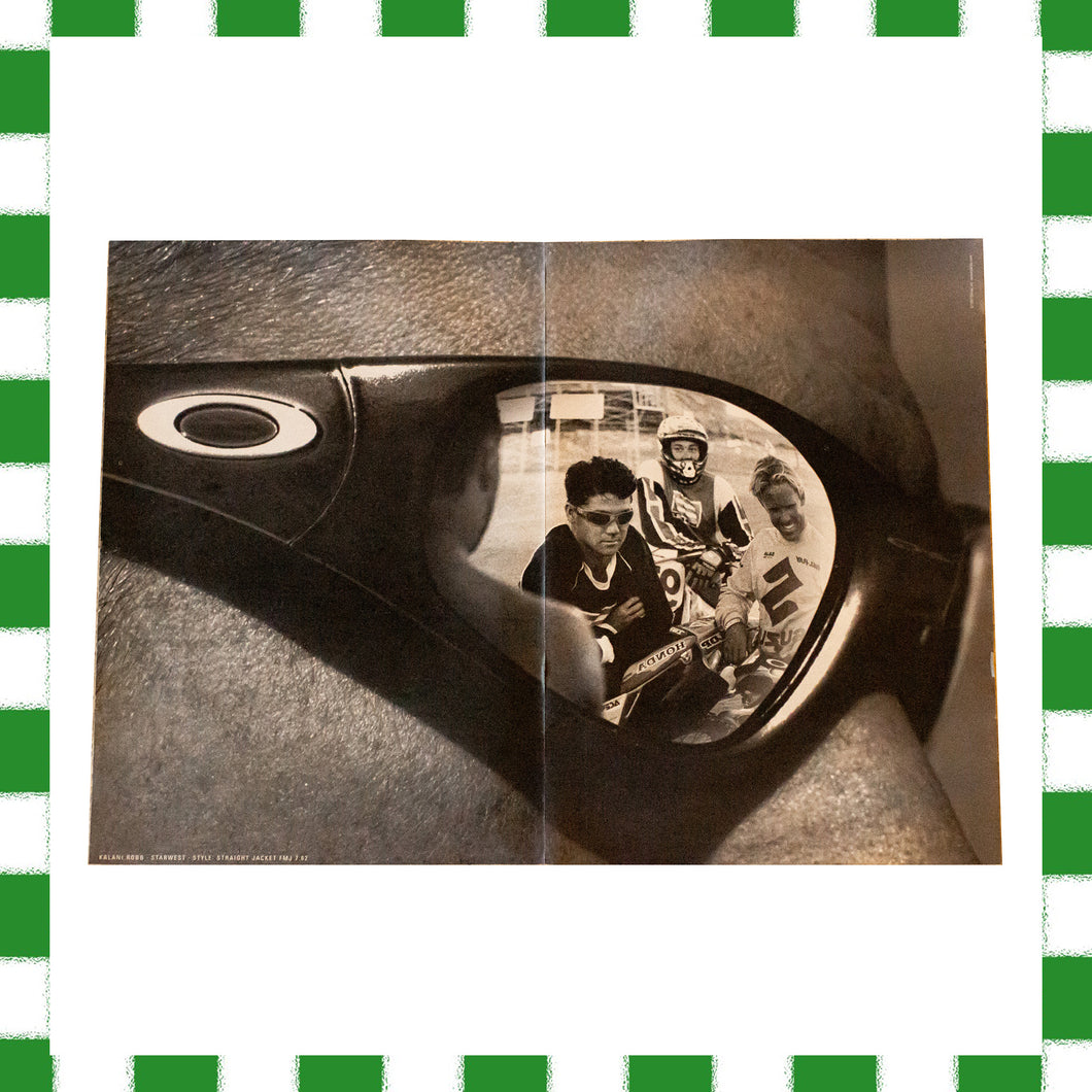 1990's Oakley Straight Jacket Sunglasses Poster (A2)