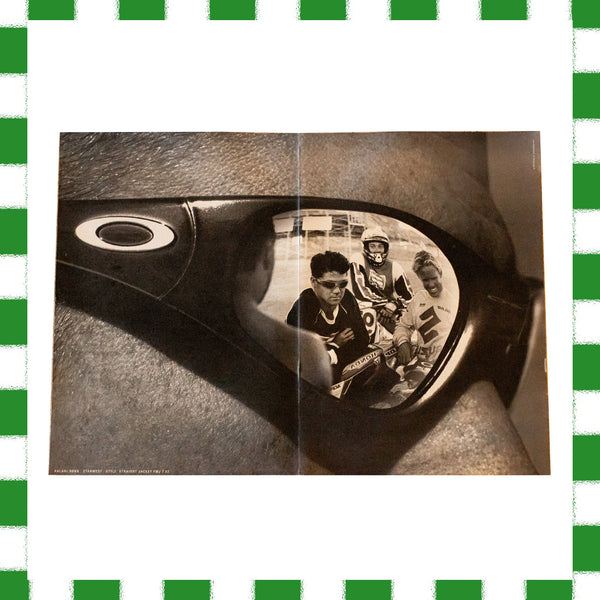1990's Oakley Straight Jacket Sunglasses Poster (A2)