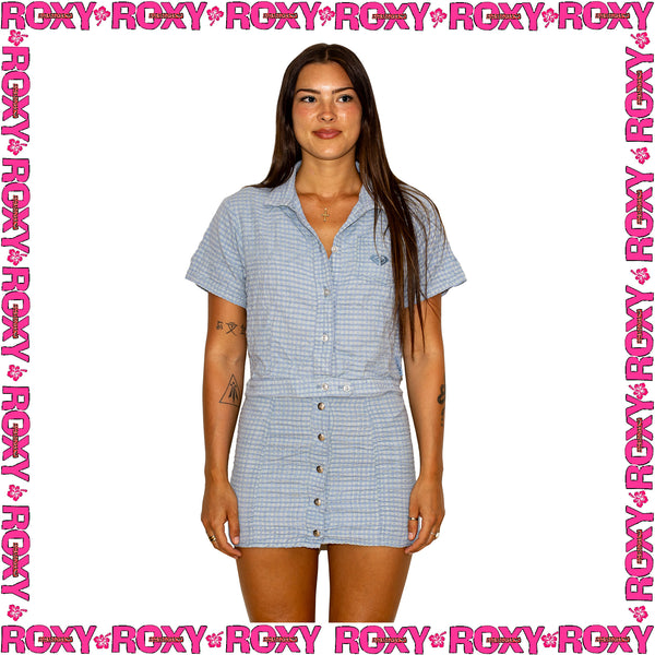 1990's Roxy Plaid Set