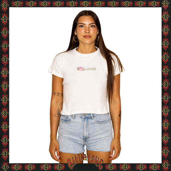 1998 Billabong Spellout Baby Tee (S)