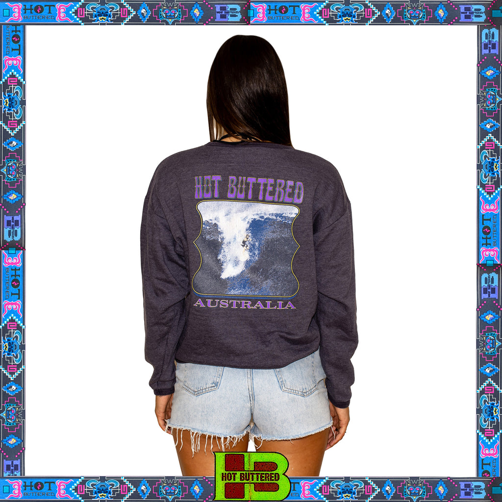 1990's Hot Buttered Graphic Sweatshirt (M) *GRAIL*