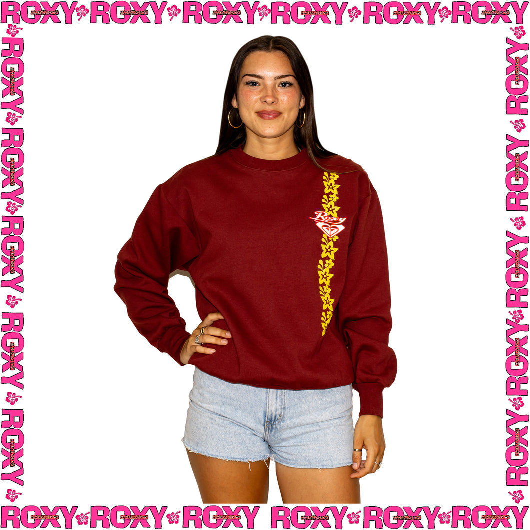 1990's Roxy Graphic Crewneck Sweatshirt (L)