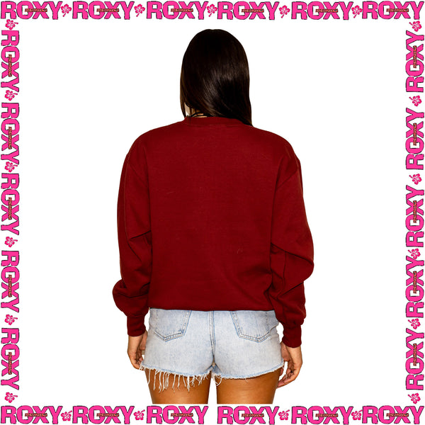 1990's Roxy Graphic Crewneck Sweatshirt (L)